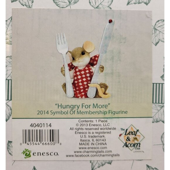 Charming Tails Life Is A Picnic Figurine and Pin Exclusive Members Only Kit - Picture 9 of 11